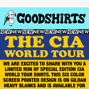 CIA Tour Merch Just Dropped 🇺🇸