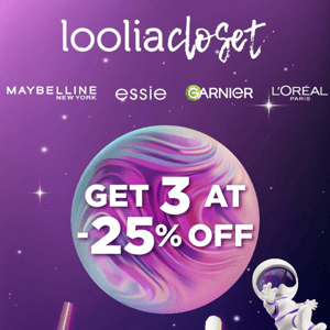 🤩📢Mega Week Sales: 25% discounts on Loolia Closet💃