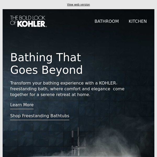 Elevate Relaxation With a KOHLER Bath