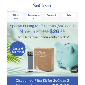 Did you see this Filter Kit sale? (SoClean 2)