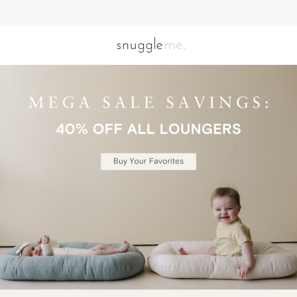 Get 40% OFF Loungers!