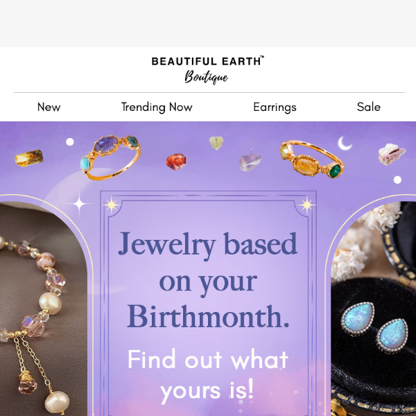 What jewelry matches your birthmonth?