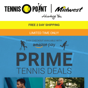 🎾HURRY! Prime Tennis Deals End Today!🎾