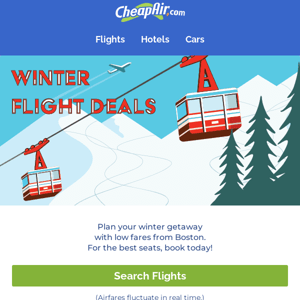 $97 Roundtrip from Boston