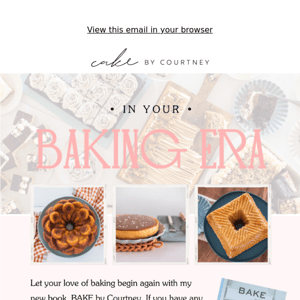 ✨ In your Baking Era