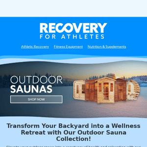 Elevate Your Wellness with Our Premier Outdoor Saunas! 🔥