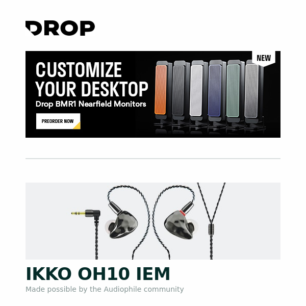 IKKO OH10 IEM, Keychron Q3 Gasket Mount Mechanical Keyboard, Dekoni Earpads for Sony WH-1000XM5 Headphones and more...