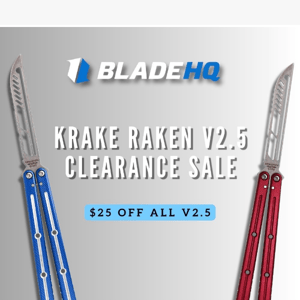 Krake Raken V2.5 Clearance Sale!