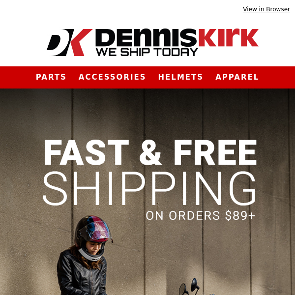 Fast and Free Shipping - what more could you want?