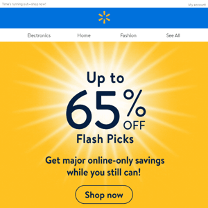 👀 Up to 65% off Flash Picks 👀