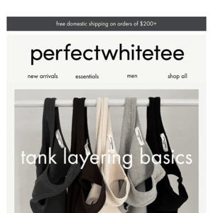 layering tank basics