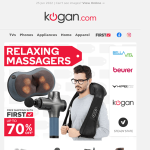 EOFY: Stress Less with up to 70% OFF Massage Guns, Full Body Massage Chairs & More*
