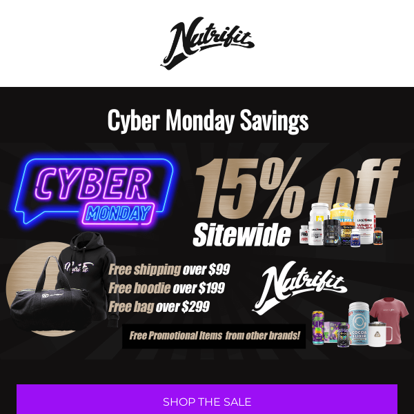 15% OFF Ends Today | Cyber Monday Special