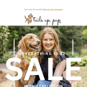 🚨 SALE ALERT Tails Up Pup $2 dog bandanas & women’s clothing items
