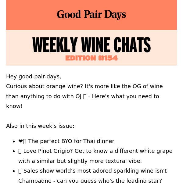 Weekly Wine Chats #154⛱