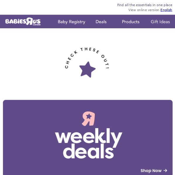 Toys R Us Canada Emails S Deals