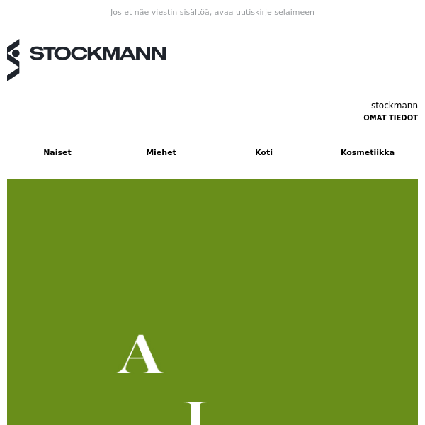 Stockmann - Latest Emails, Sales & Deals