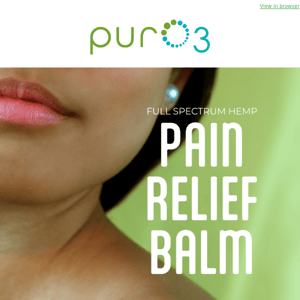 Chase Pain Away Naturally with Relief Balm