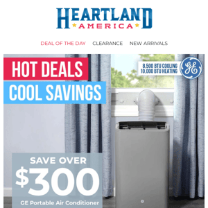 CHILLDOWN! ❄️Save Over 50% on this GE Air Conditioner❄️