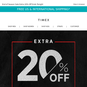 Last Call | Extra 20% OFF Sale!