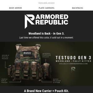 🌲 Woodland Armor Carrier: It's BACK...