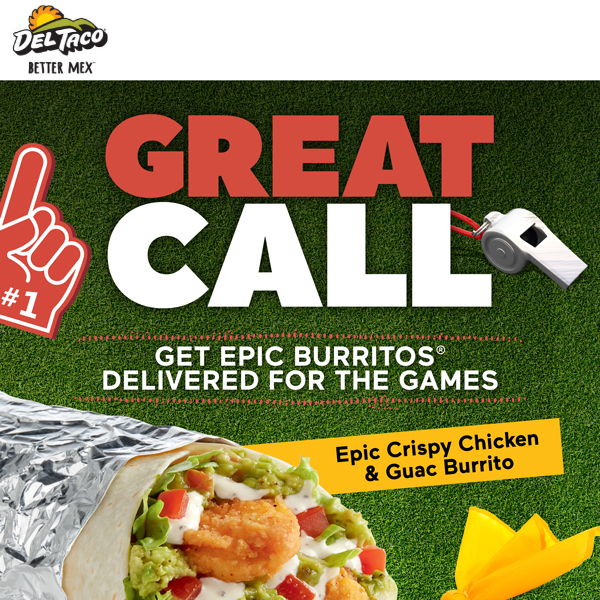 Burritos so good 🏈 you’re gonna want a replay!