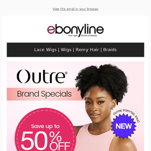 🔵OUTRE Brand up to 50% Off Sale + Vacation-Ready Hair Specials