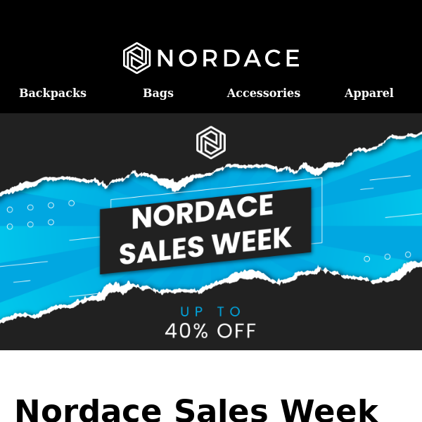 ⏳⚡️ Tick Tock! Nordace Sales Week Countdown