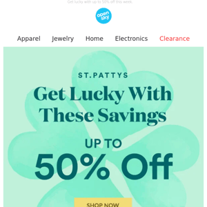 This Week Only: St. Patrick's Savings