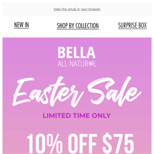 Last day to get up to 30% OFF! 🛍🐰