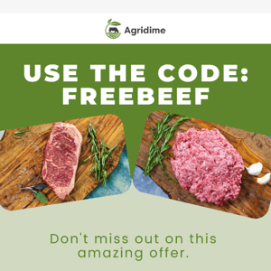 Unlock the FREE Beef Offer