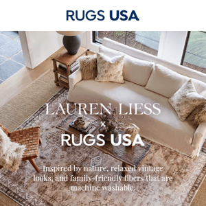 Don't Miss It: The Lauren Liess x Rugs USA Collab is Here 🍃