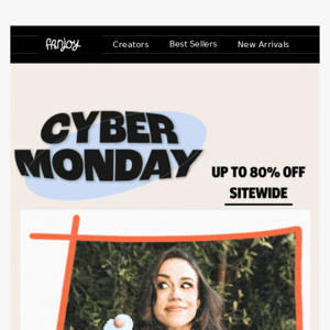 🛍️ Cyber Week Deal: Up to 80% OFF for you!