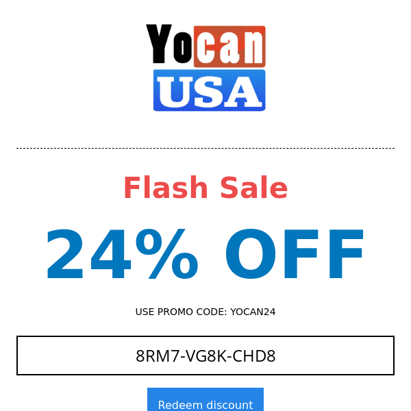 Flash Sale! 24% OFF Yocan Products