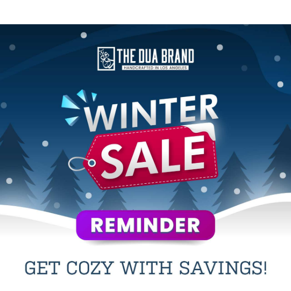 ✨Got a surprise for you – Along with our Winter Sale! ⛄