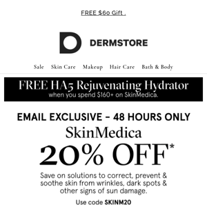 24 Hours Left - 20% Off SkinMedica