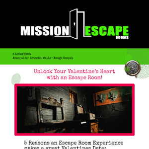 Unlock Your Valentine's Heart with an Escape Room!