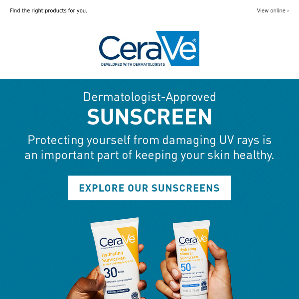 Find Your Perfect CeraVe Sunscreen!