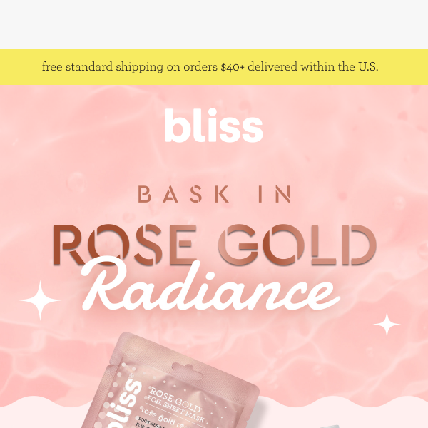 Get Glowing Skin with Bliss Rose Gold Radiance & Enjoy 15% Off! 🌹💫