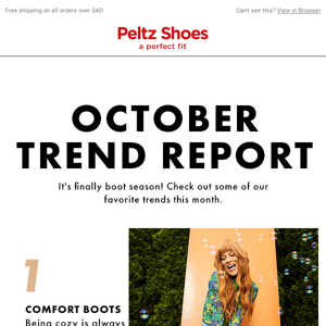 TREND REPORT: October Boot Styles >>>