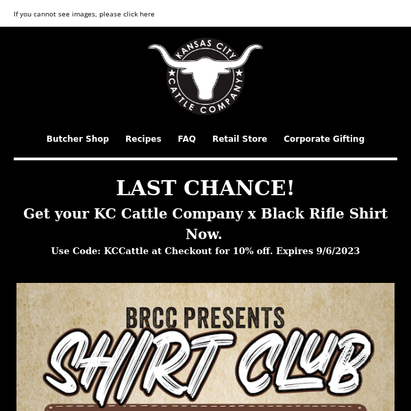 Last Chance! BRCC x KCCC Shirt!