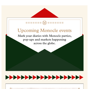 Upcoming Monocle events