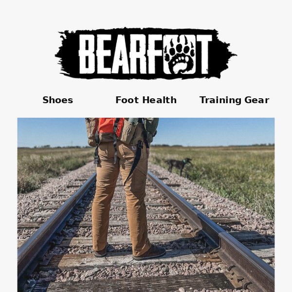 Live Bearfoot, not barefoot