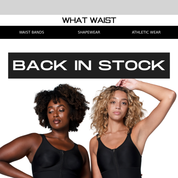 Serve Body With Our Tiny Waist Bodysuit Shaper, Now Back In Stock!