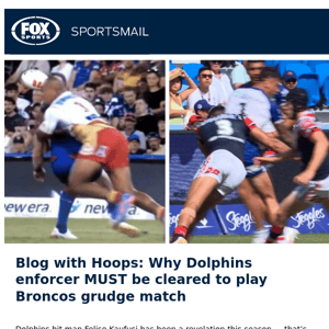 Hoops: Why Dolphins enforcer must be cleared for Broncos grudge match