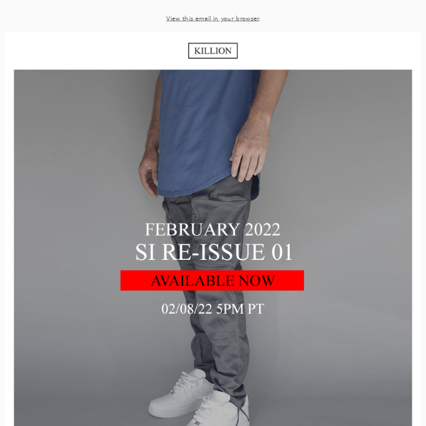 🔥Killion: Feb2022 SI Re-Issue 01⚡⚡ Live Now.⚡