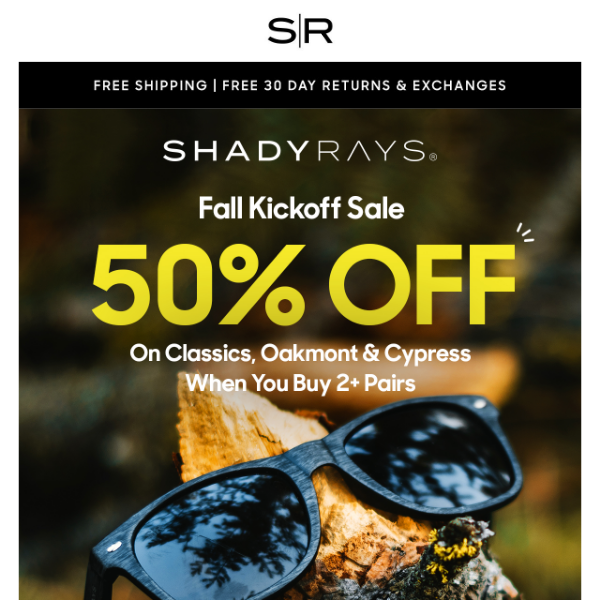 Fall Kick Off Sale – Shady Rays®