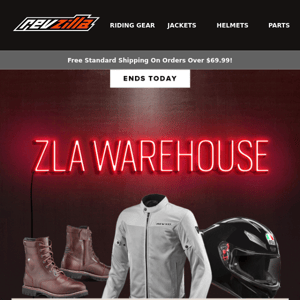 ENDS TODAY! 30% Off ZLA Warehouse