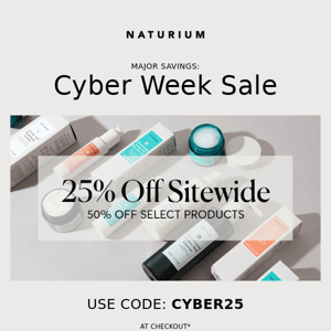 25% Off All Your Naturium Favorites ✨