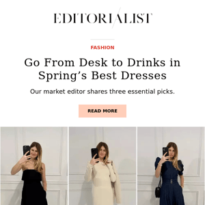 Fresh spring dresses, right this way